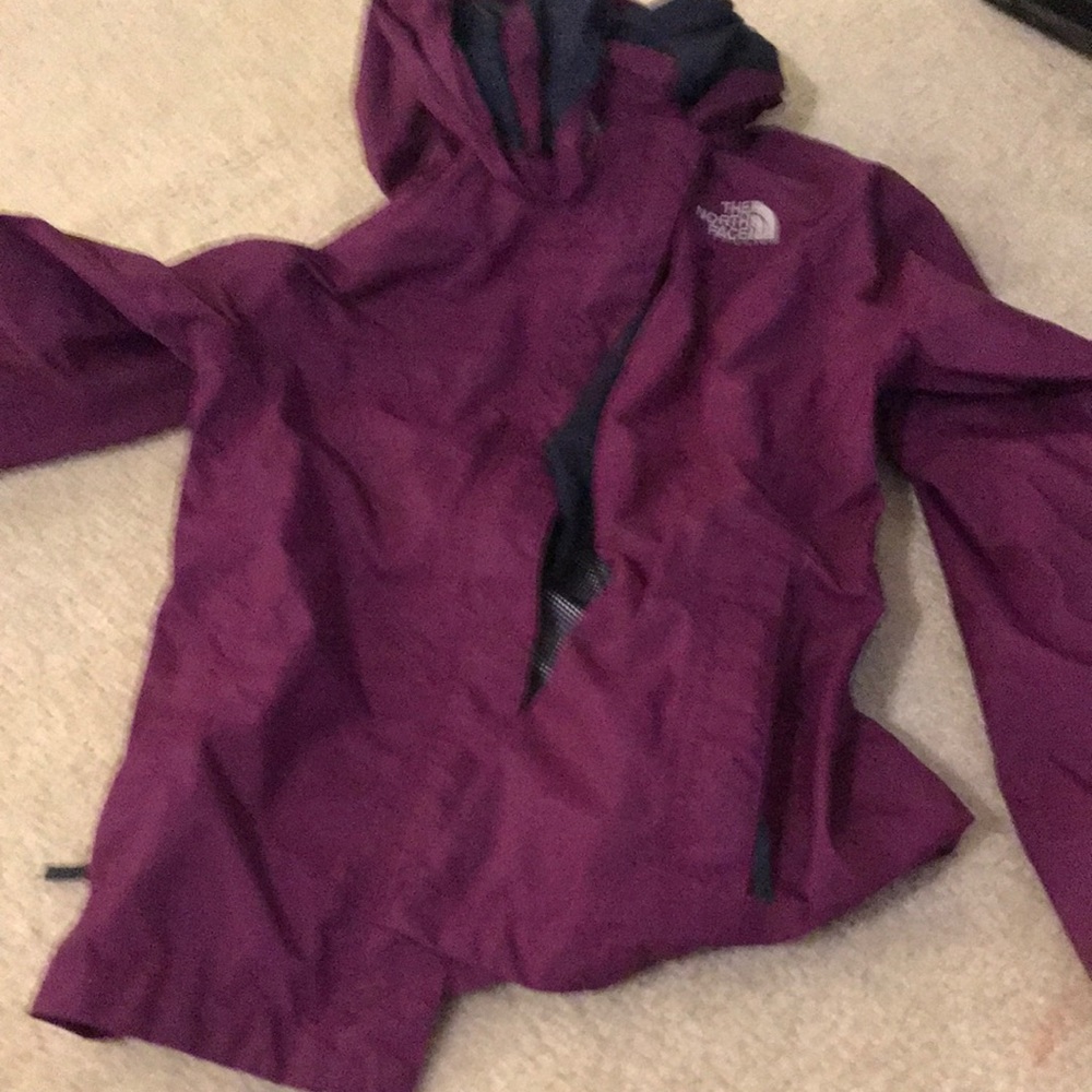 North face rain coat